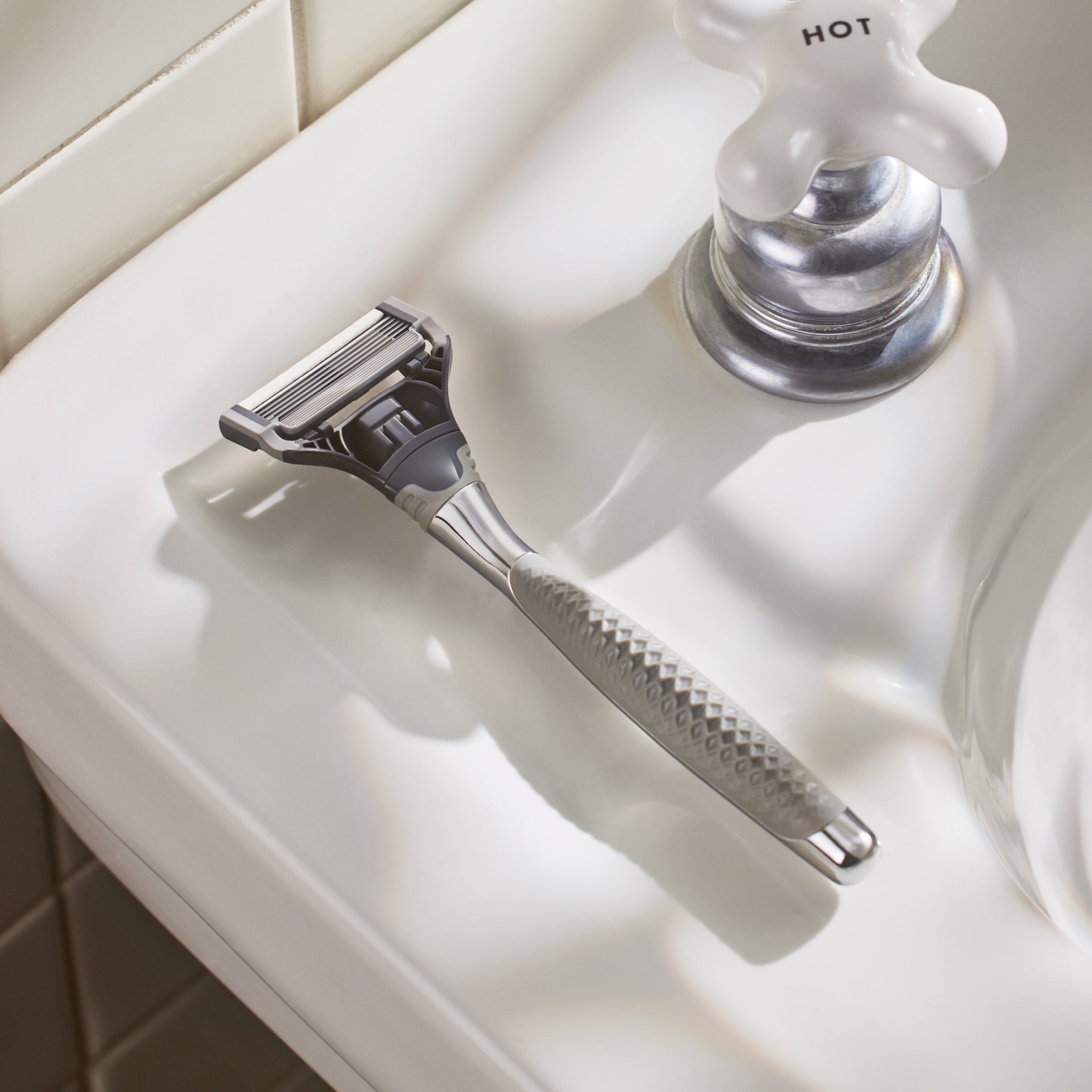 Harry's Chrome Handle / Chrome - Silver / Shave Cream
