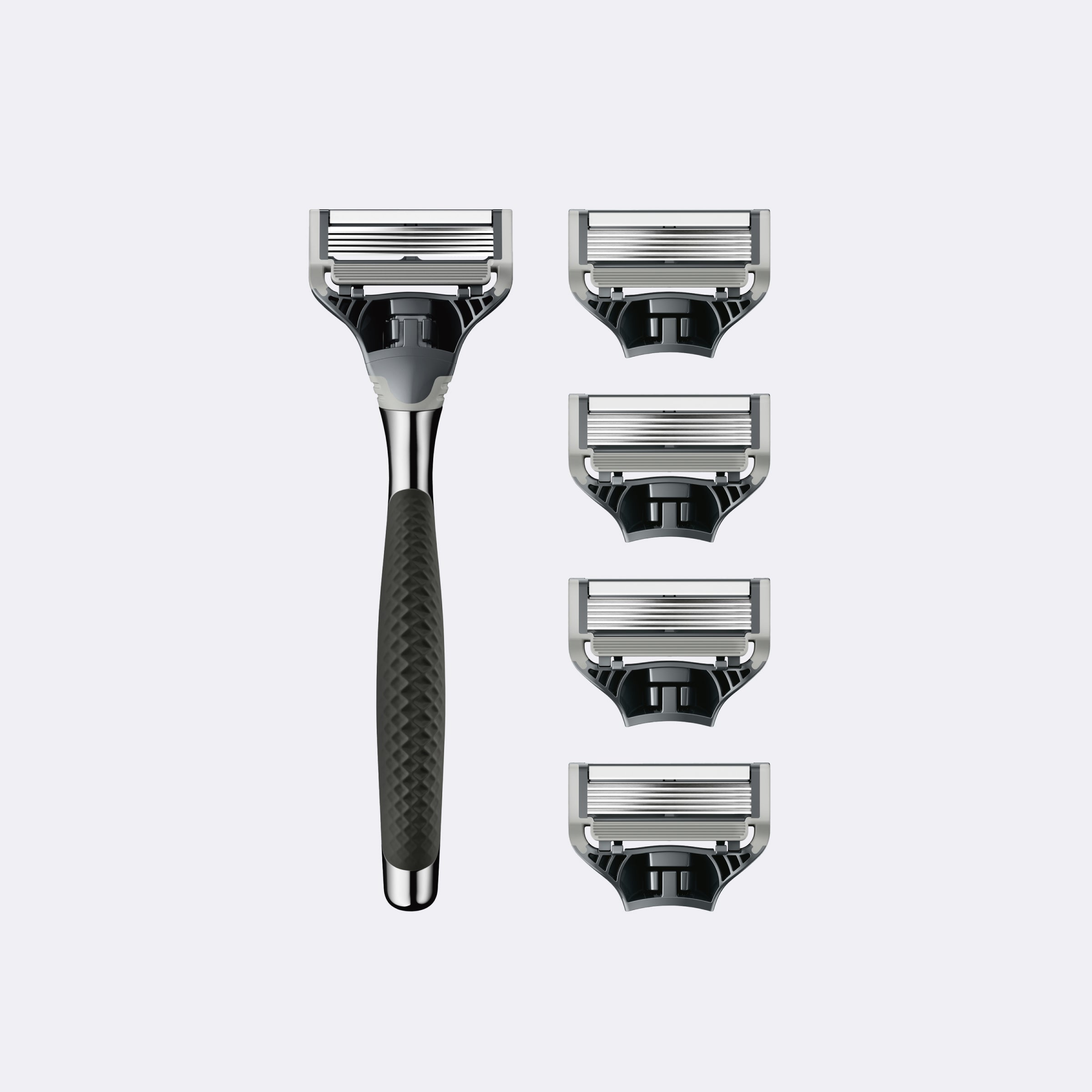 Harry's Chrome Value Pack / Chrome - Graphite / Shave Cream